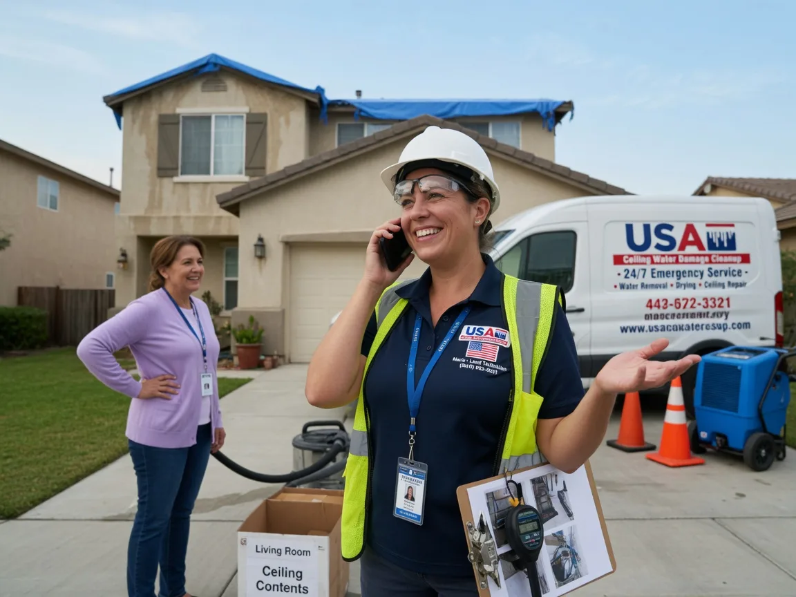 Ceiling Water Damage Restoration Casstown, OH FAQs